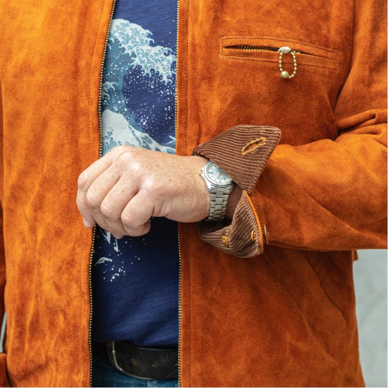 Куртка Double Helix Classic 1930s RT0693 Brown Horsehide Suede Куртка Double Helix Classic 1930s RT0693 Brown Horsehide Suede