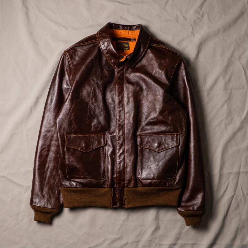 Куртка Double Helix Type A-2 Flight Jacket PM0205 Horsehide Chocolate