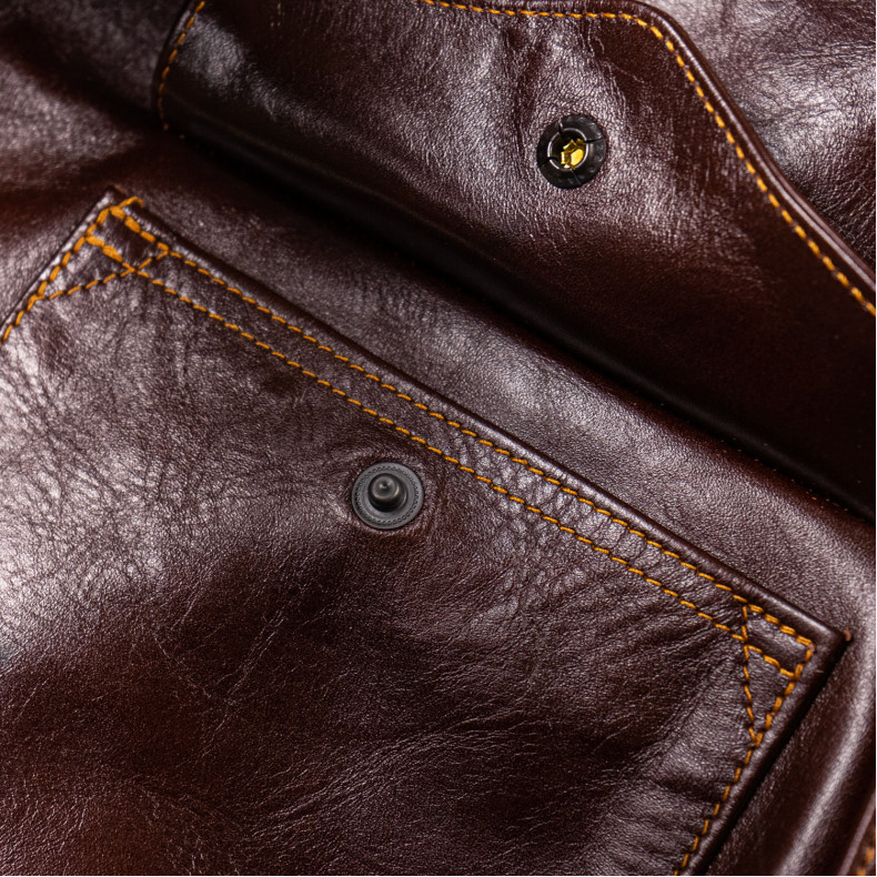 Куртка Double Helix Type A-2 Flight Jacket PM0205 Horsehide Chocolate
