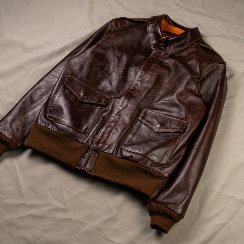 Куртка Double Helix Type A-2 Flight Jacket PM0205 Horsehide Chocolate