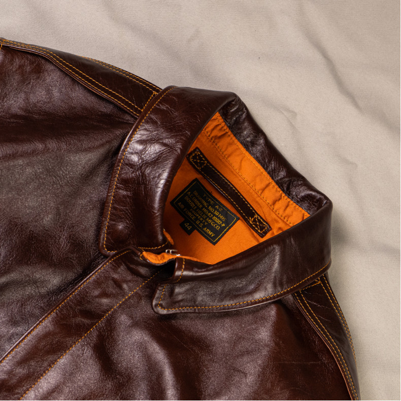Куртка Double Helix Type A-2 Flight Jacket PM0205 Horsehide Chocolate