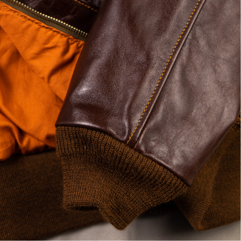 Куртка Double Helix Type A-2 Flight Jacket PM0205 Horsehide Chocolate