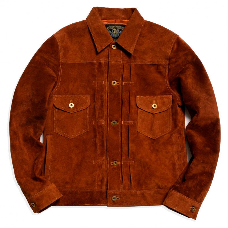 Куртка Double Helix Gold Digger P WM1293 Brown Horsehide Suede