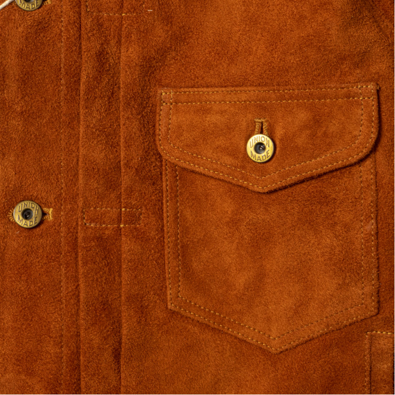 Куртка Double Helix Gold Digger P WM1293 Brown Horsehide Suede