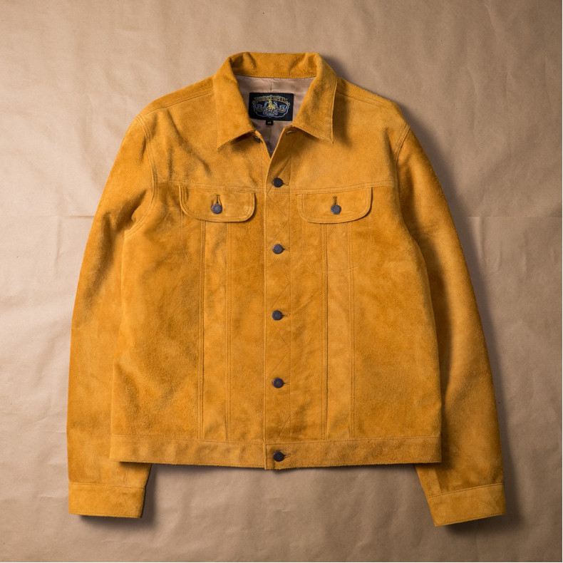 Куртка Double Helix The Boxer WM 0492 Horsehide Suede Beige