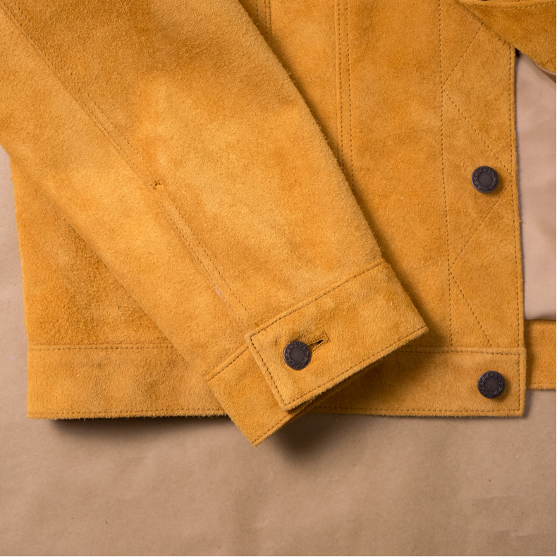 Куртка Double Helix The Boxer WM 0492 Horsehide Suede Beige