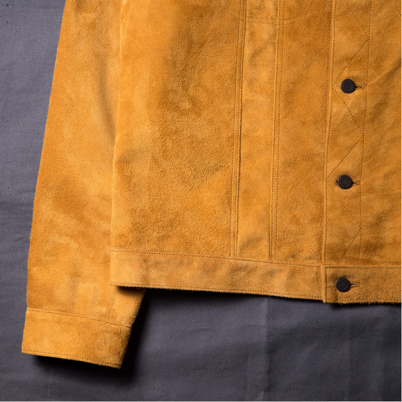 Куртка Double Helix The Boxer WM 0492 Horsehide Suede Beige