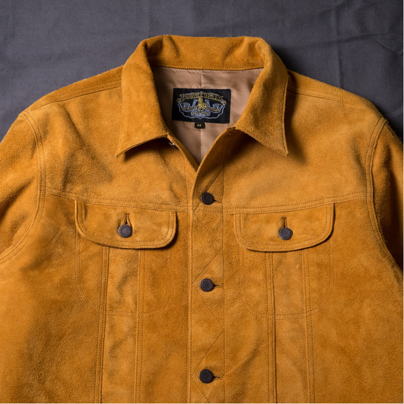 Куртка Double Helix The Boxer WM 0492 Horsehide Suede Beige
