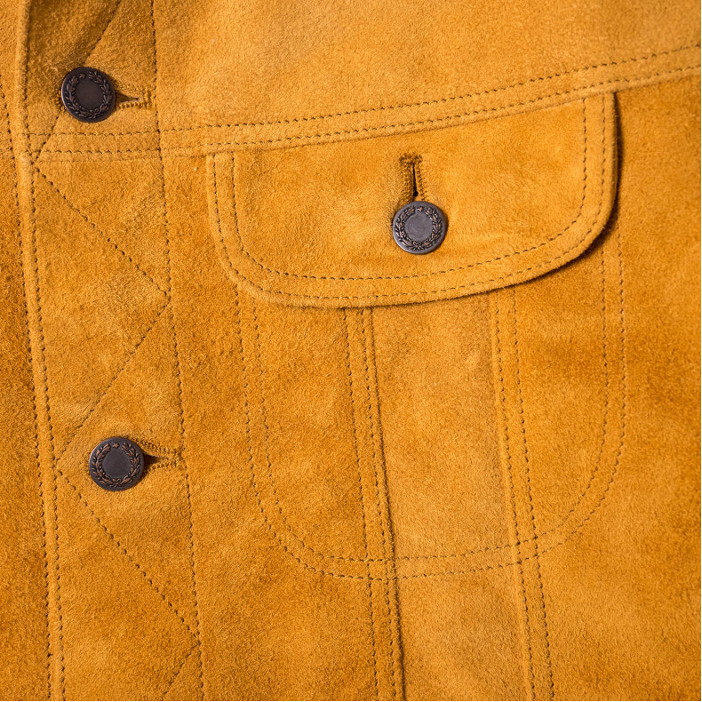 Куртка Double Helix The Boxer WM 0492 Horsehide Suede Beige