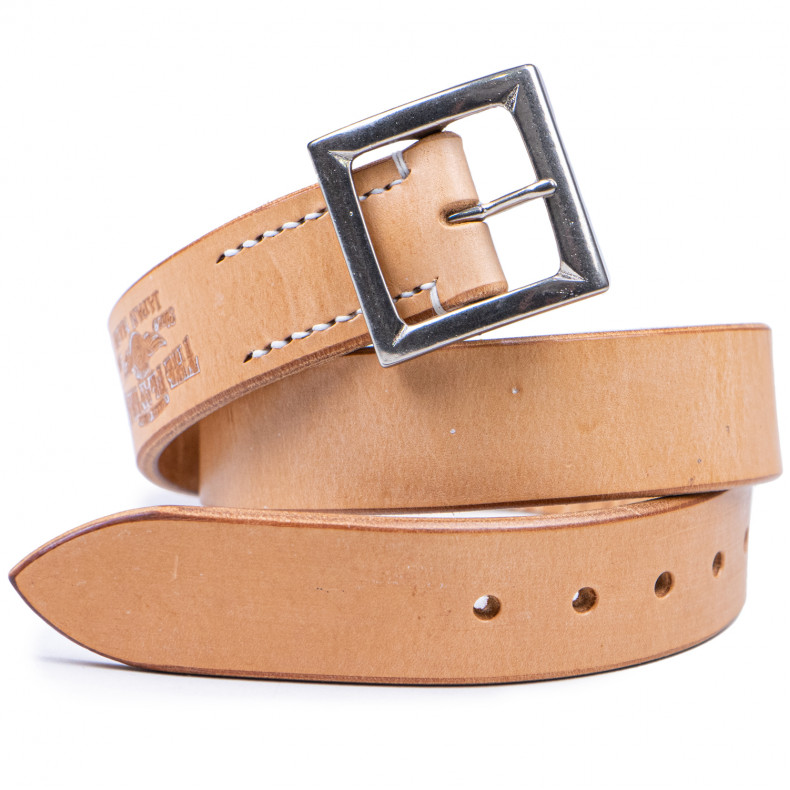 Ремень The Flat Head FN-BE-L004 Tan UK Saddle Leather Garrison Belt