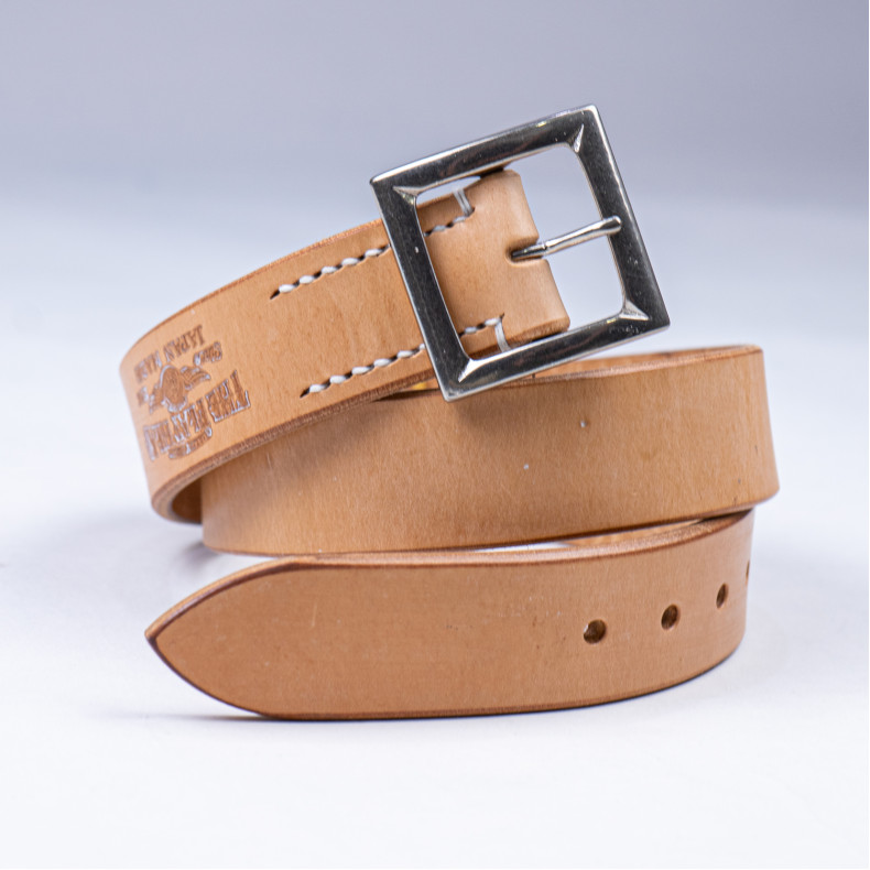 Ремень The Flat Head FN-BE-L004 Tan UK Saddle Leather Garrison Belt
