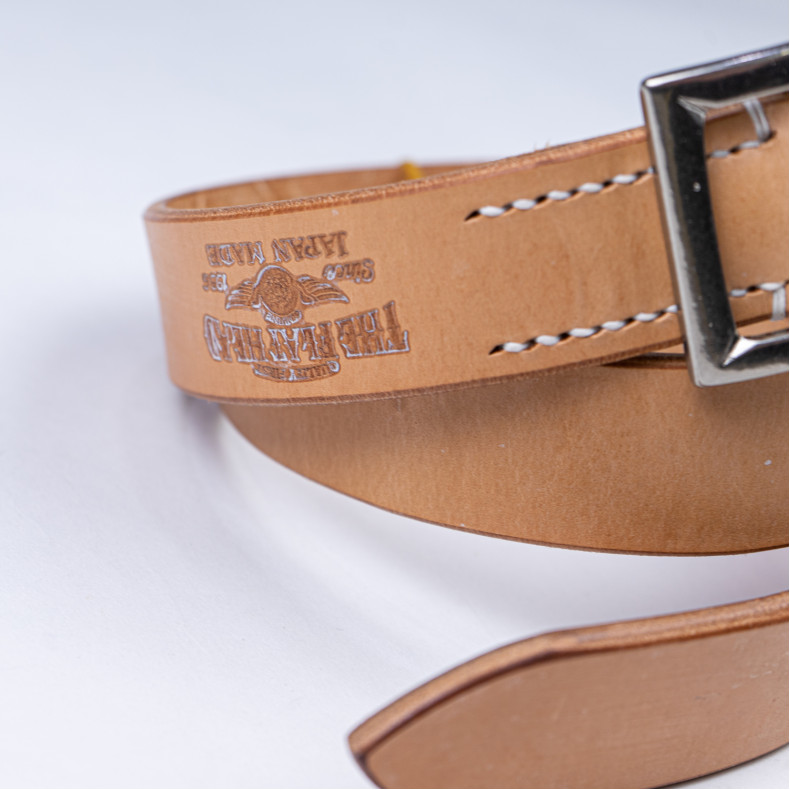 Ремень The Flat Head FN-BE-L004 Tan UK Saddle Leather Garrison Belt