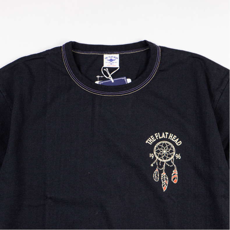 Футболка The Flat Head FN-THC-048 Black T-shirt MOTORCYCLE RACE
