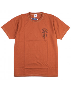 Футболка The Flat Head FN-THC-048 Orange T-shirt MOTORCYCLE RACE
