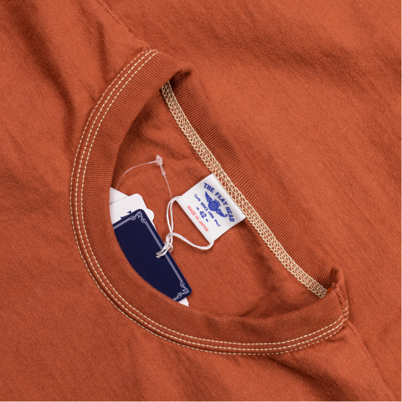 Футболка The Flat Head FN-THC-048 Orange T-shirt MOTORCYCLE RACE