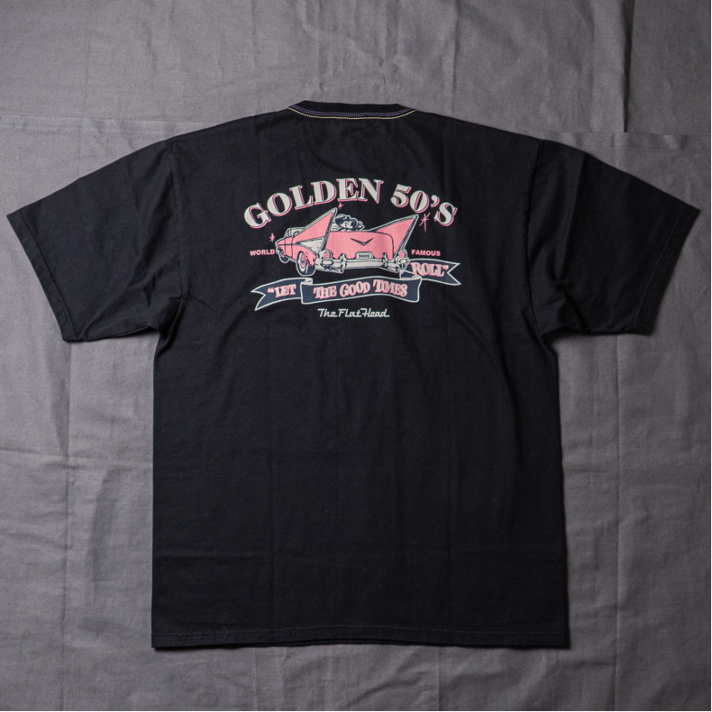 Футболка The Flat Head FN-THC-063 Black Golden 50s