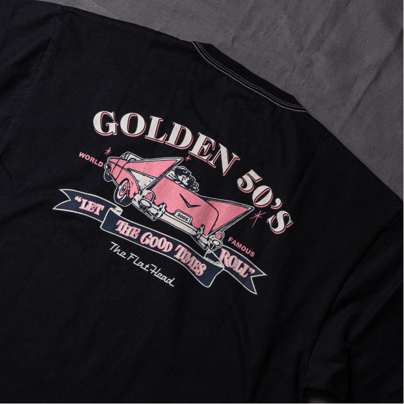 Футболка The Flat Head FN-THC-063 Black Golden 50s