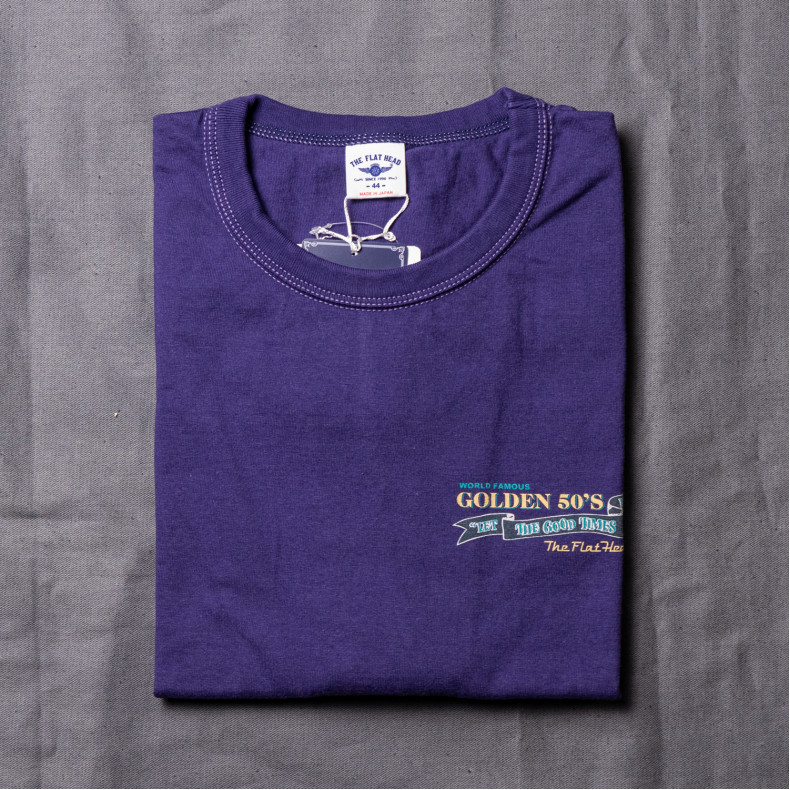 Футболка The Flat Head FN-THC-063 Nasu Purple Golden 50s