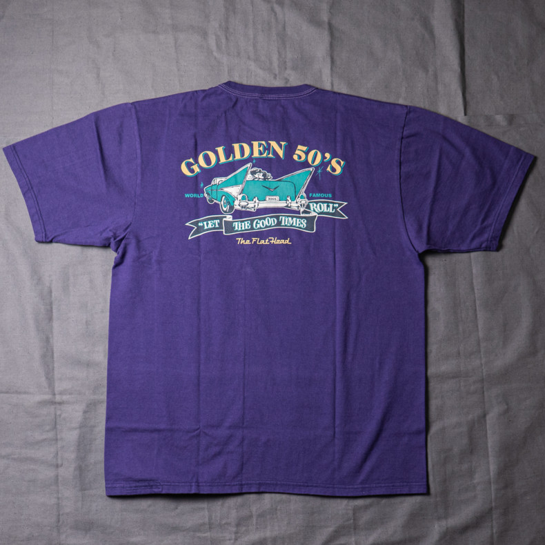 Футболка The Flat Head FN-THC-063 Nasu Purple Golden 50s