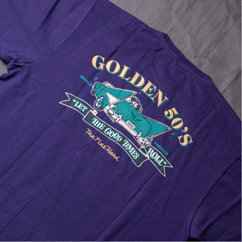 Футболка The Flat Head FN-THC-063 Nasu Purple Golden 50s