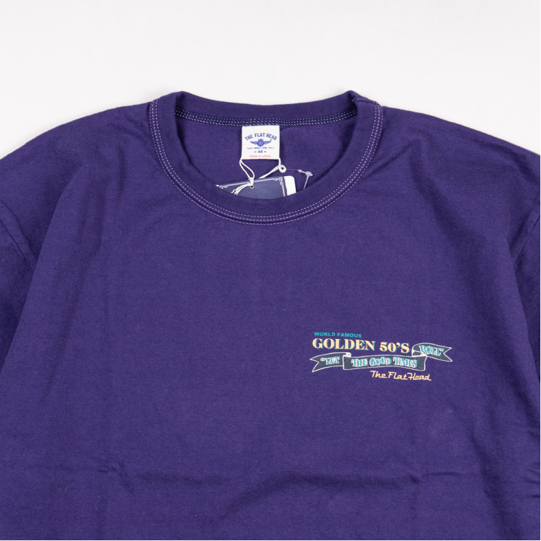 Футболка The Flat Head FN-THC-063 Nasu Purple Golden 50s