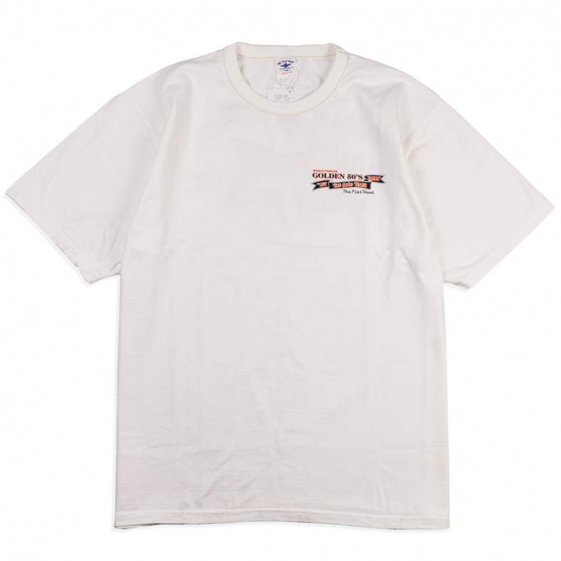Футболка The Flat Head FN-THC-063 White Golden 50s