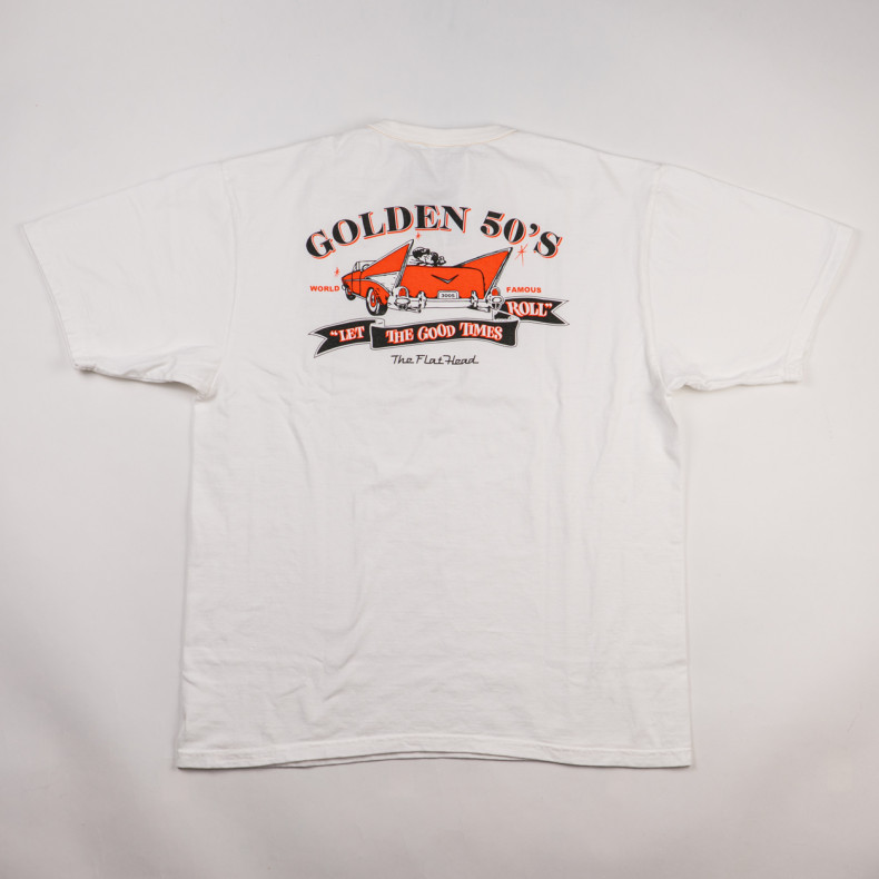 Футболка The Flat Head FN-THC-063 White Golden 50s