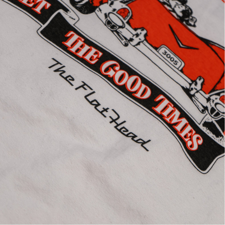 Футболка The Flat Head FN-THC-063 White Golden 50s