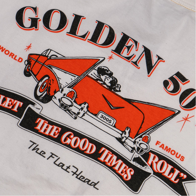 Футболка The Flat Head FN-THC-063 White Golden 50s