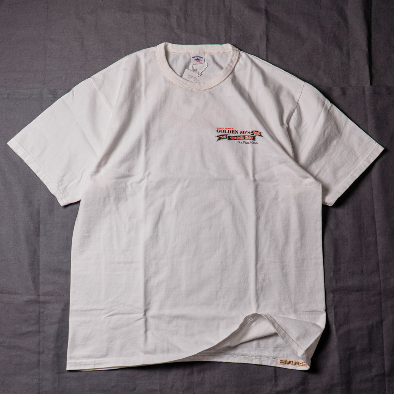 Футболка The Flat Head FN-THC-063 White Golden 50s