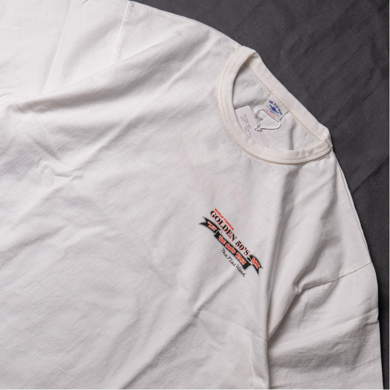 Футболка The Flat Head FN-THC-063 White Golden 50s