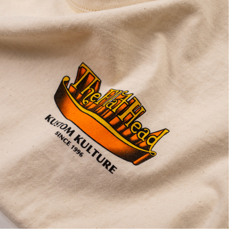 Футболка The Flat Head FN-THC-064 Natural T-shirt Kamikaze Autoshop
