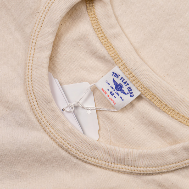 Футболка The Flat Head FN-THC-101 Natural T-shirt 9.7 Oz Plain