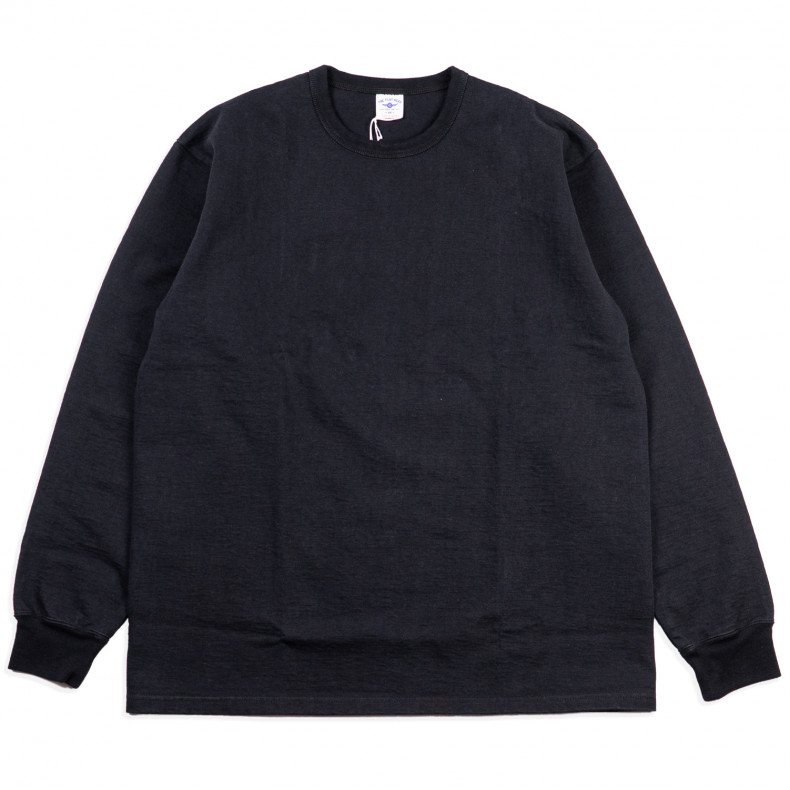 Лонгслив The Flat Head FN-HTKL-001 Black 20 Oz Loopwheel Long Sleeve