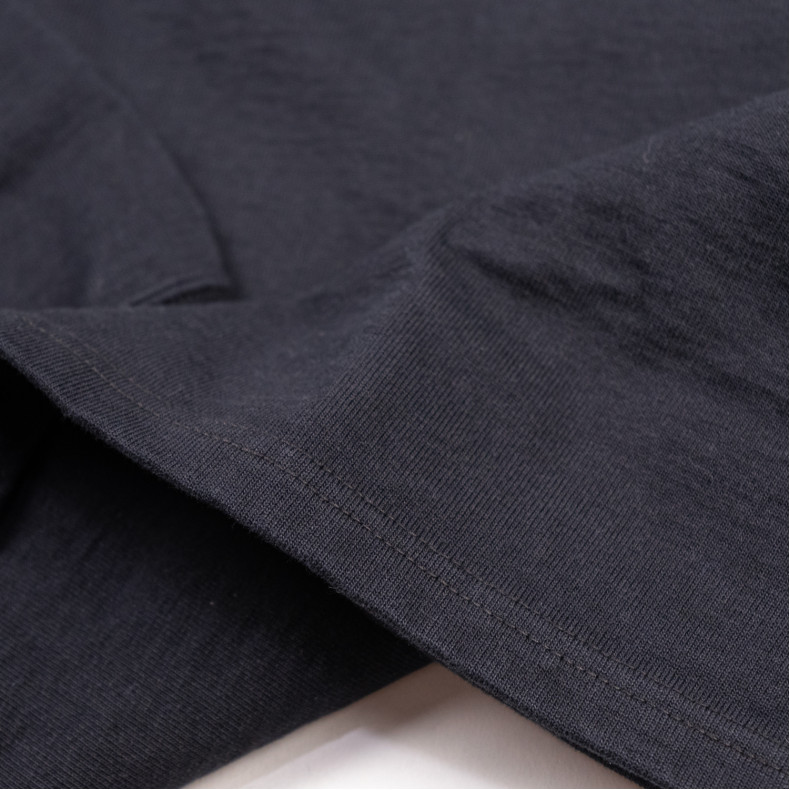 Лонгслив The Flat Head FN-HTKL-001 Black 20 Oz Loopwheel Long Sleeve