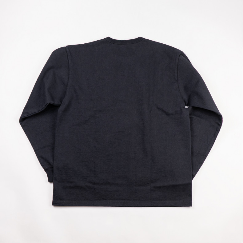 Лонгслив The Flat Head FN-HTKL-001 Black 20 Oz Loopwheel Long Sleeve