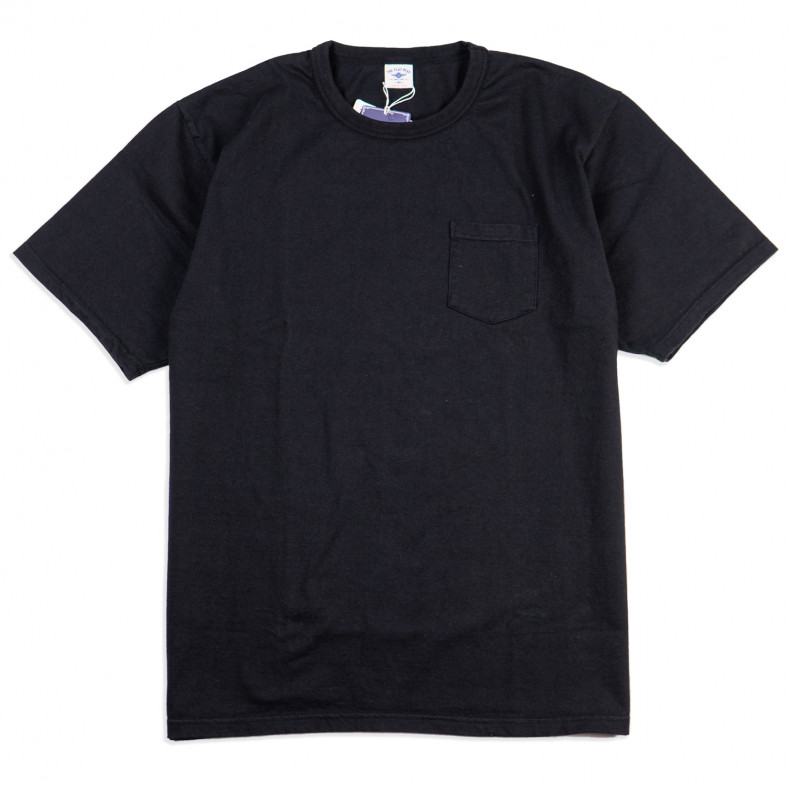 Футболка The Flat Head FN-THC-101P Black T-shirt 9.7 Oz Pocket