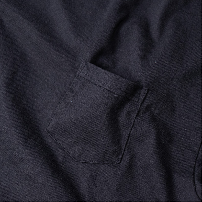 Футболка The Flat Head FN-THC-101P Black T-shirt 9.7 Oz Pocket