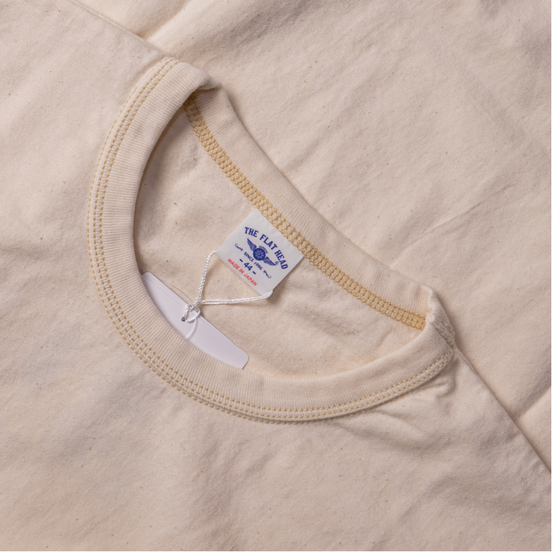 Футболка The Flat Head FN-THC-101P Natural T-shirt 9.7 Oz Pocket