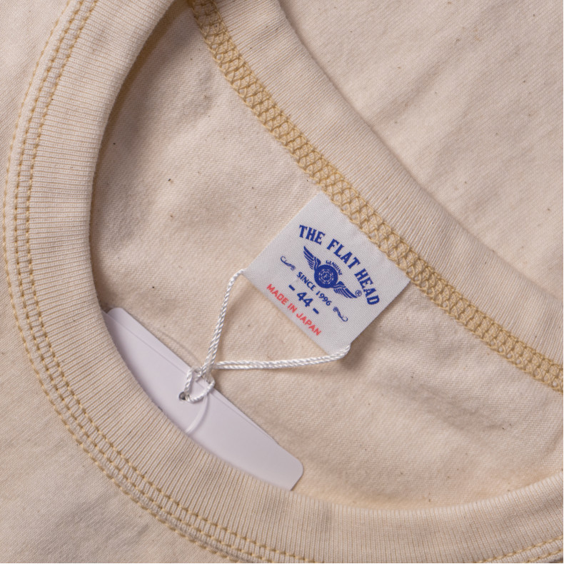 Футболка The Flat Head FN-THC-101P Natural T-shirt 9.7 Oz Pocket