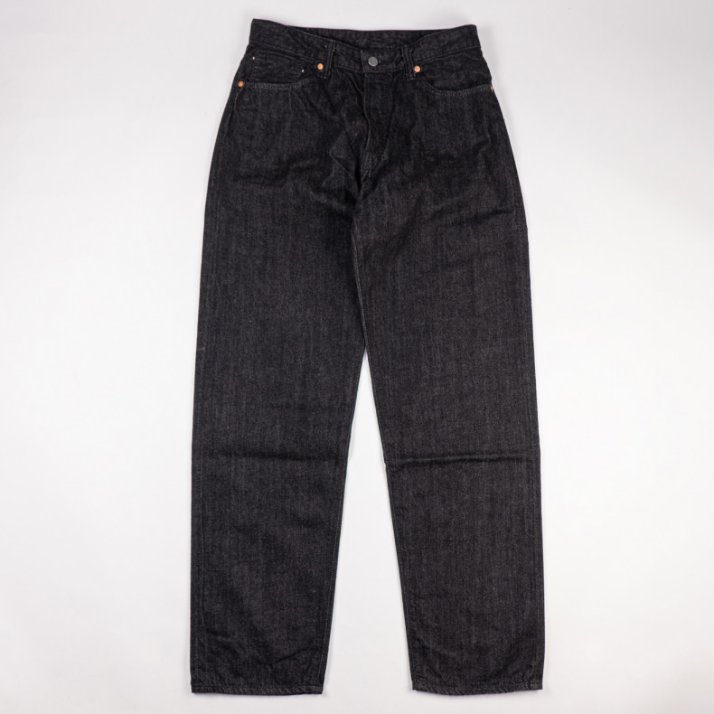 Джинсы The Flat Head FN-PA-DB004 Wide Tapered 12.5oz Black Selvedge - One wash