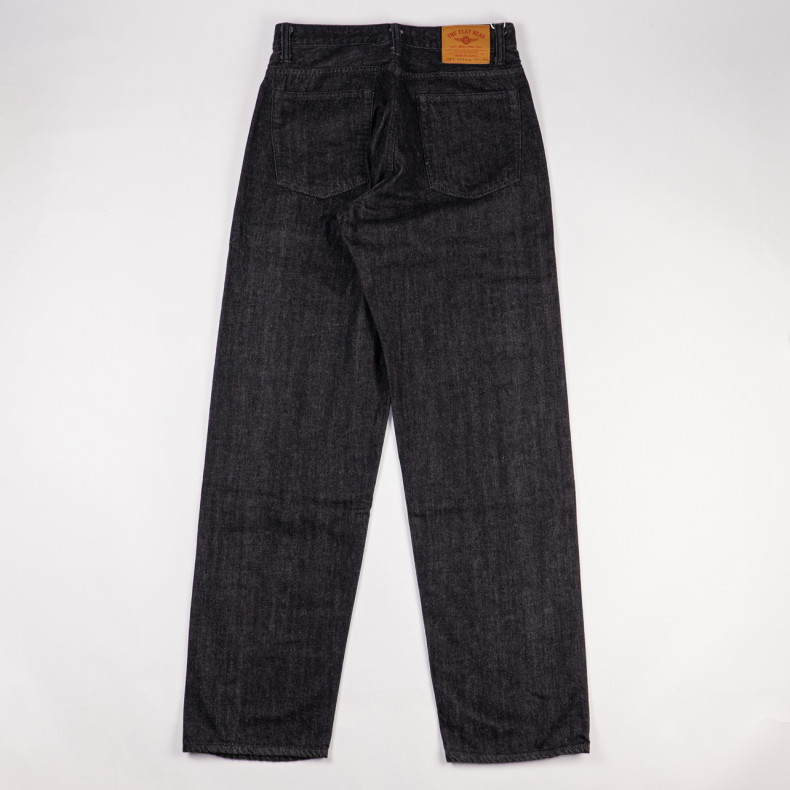 Джинсы The Flat Head FN-PA-DB004 Wide Tapered 12.5oz Black Selvedge - One wash