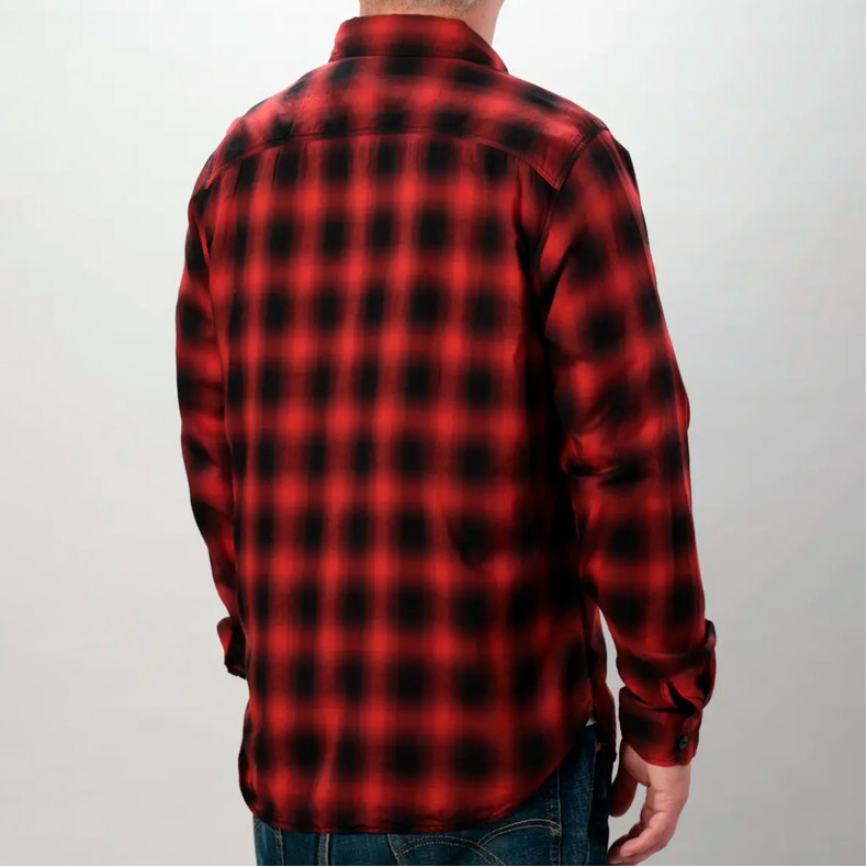 Рубашка The Flat Head FN-SCR-021L Red 3oz Ombre Check Shirt