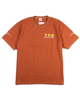 Футболка The Flat Head FN-THC-065 Orange Pinstripe Bikers & Vintage