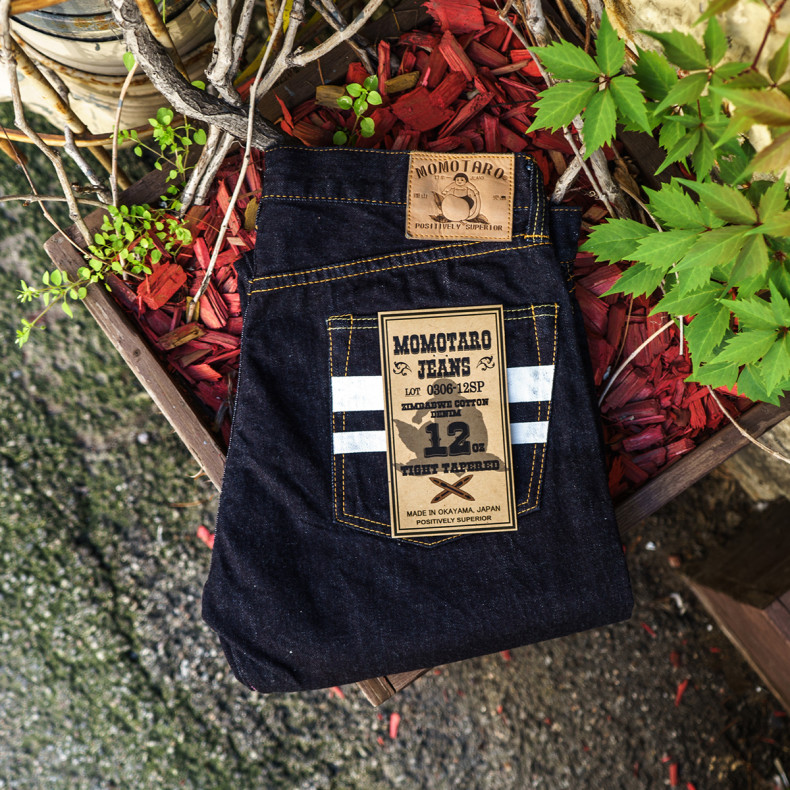 Джинсы Momotaro Jeans 0306-12SP Tight Tapered «GTB»12 Oz  Zimbabwe Cotton Selvedge - One Wash