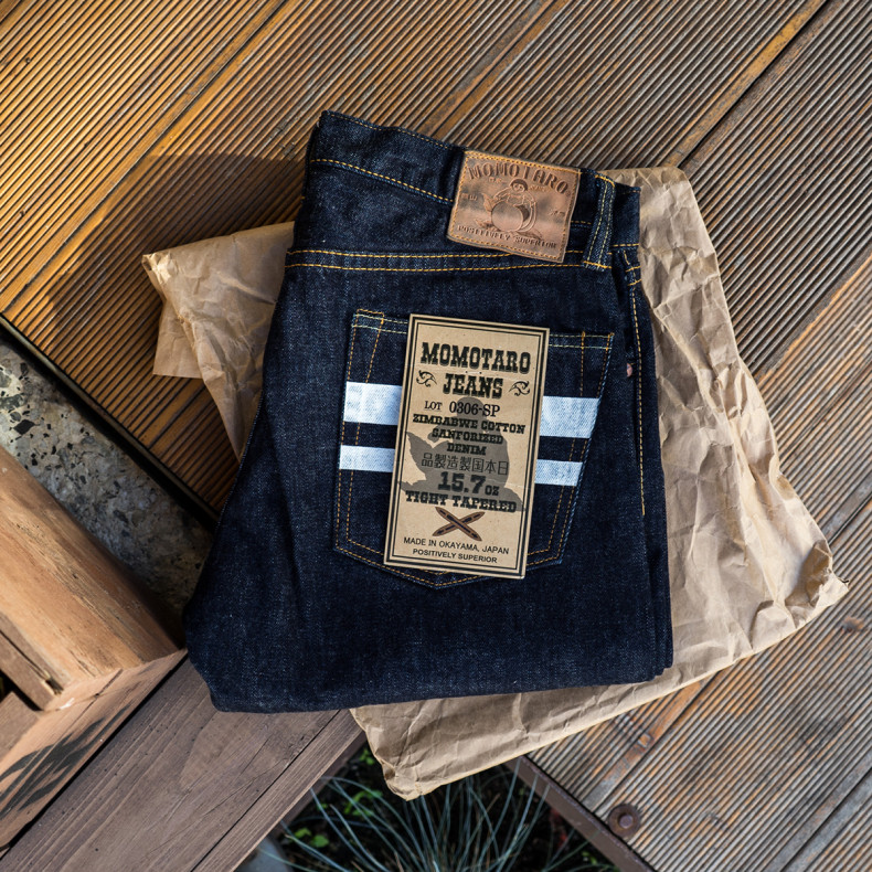 Джинсы Momotaro Jeans 0306-SP GTB Tight Tapered 15.7 Oz Selvedge - One Wash