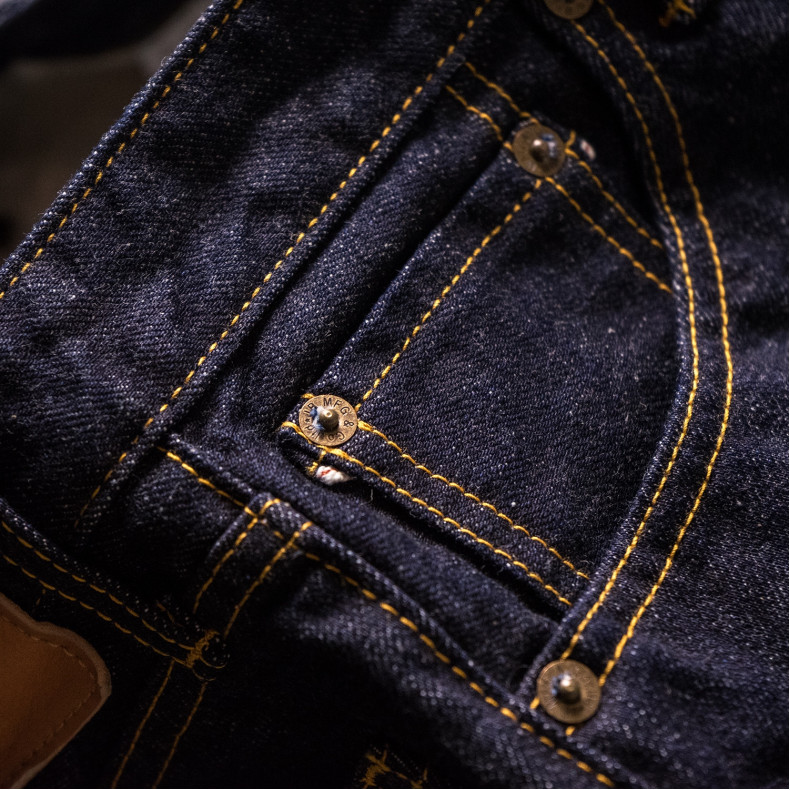 Джинсы Japan Blue Jeans J301 - Straight 14.8 oz American Cotton Vintage Selvage Zipper L32