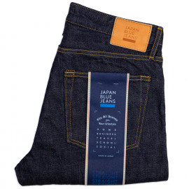 Джинсы Japan Blue Jeans J304 - Straight 12.5 oz Africa Cotton Indigo One Wash Zipper L32