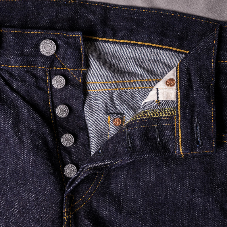Джинсы Momotaro Jeans 0306-V Tight Tapered 15.7 Oz Zimbabwe Cotton Selvedge One Wash