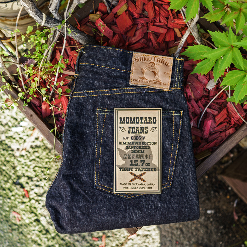 Джинсы Momotaro Jeans 0306-V Tight Tapered 15.7 Oz Zimbabwe Cotton Selvedge One Wash